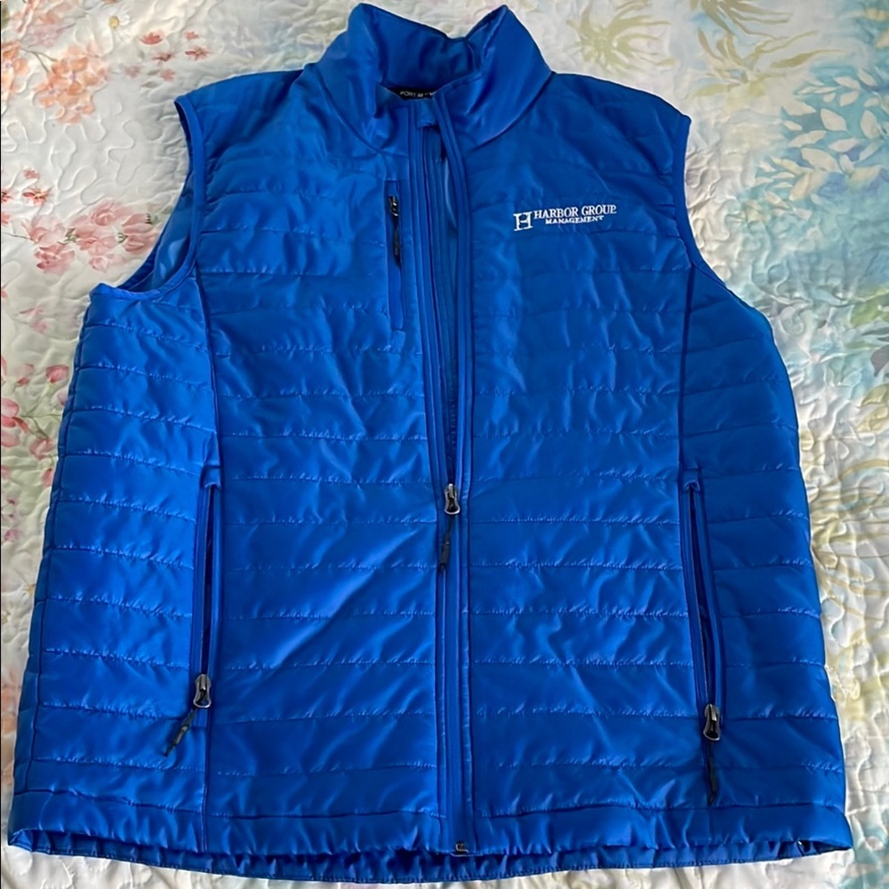 Port Authority Quilted Blue Vest with Insulation